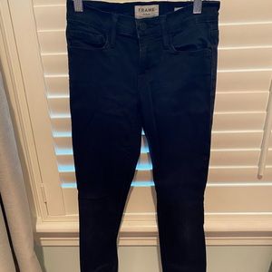 Frame black skinny jeans